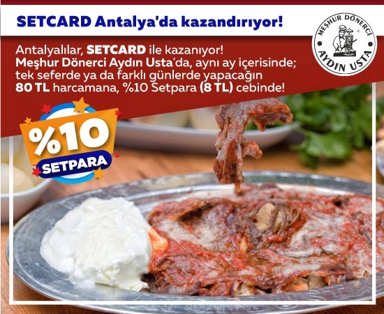 Meşhur Dönerci Aydın Usta Setpara Kampanyası