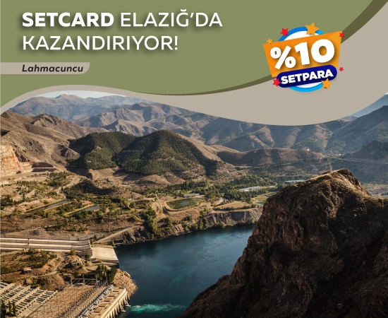 Setcard Elazığda kazandırıyor