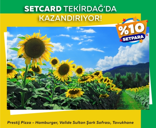 Setcard Tekirdağda Kazandırıyor